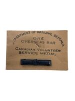 WW2 Canadian Volunteer Service Medal (CVSM) Ribbon Bar With Packet of Issue WW2 Canadian Volunteer Service Medal (CVSM) Ribbon Bar With Packet of Issue