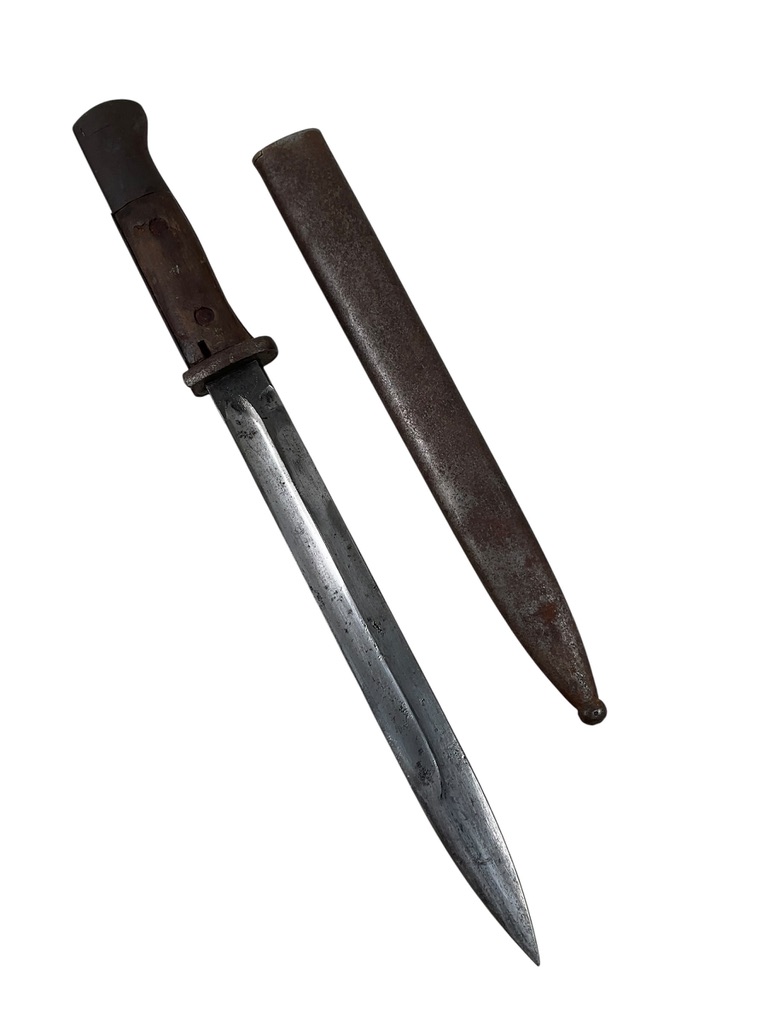 WW1 Imperial German Model 1884/98 2nd Pattern Bayonet With Scabbard WW1 Imperial German Model 1884/98 2nd Pattern Bayonet With Scabbard