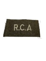 WW2 Canadian Artillery RCA Battledress Slip-On Shoulder Title Insignia Single WW2 Canadian Artillery RCA Battledress Slip-On Shoulder Title Insignia Single