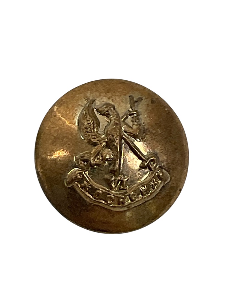 Canadian 6th Duke of Connaught Royal Canadian Hussars Small Hat Button Canadian 6th Duke of Connaught Royal Canadian Hussars Small Hat Button