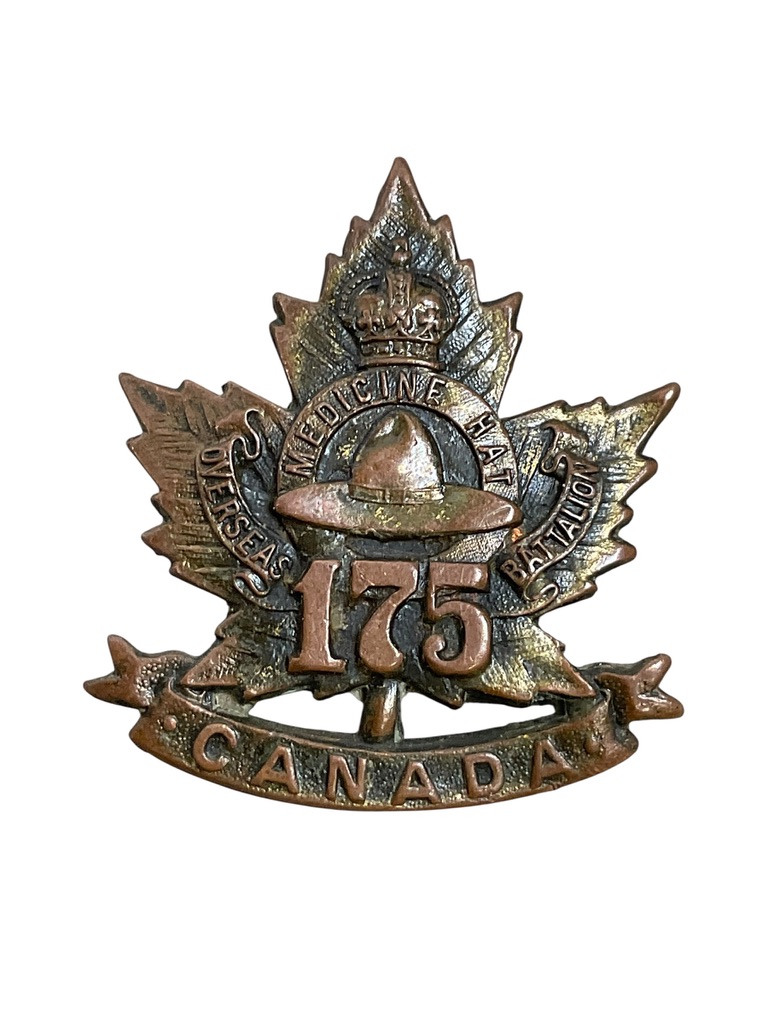 WW1 Canadian CEF 175th Battalion Collar Insignia Single WW1 Canadian CEF 175th Battalion Collar Insignia Single