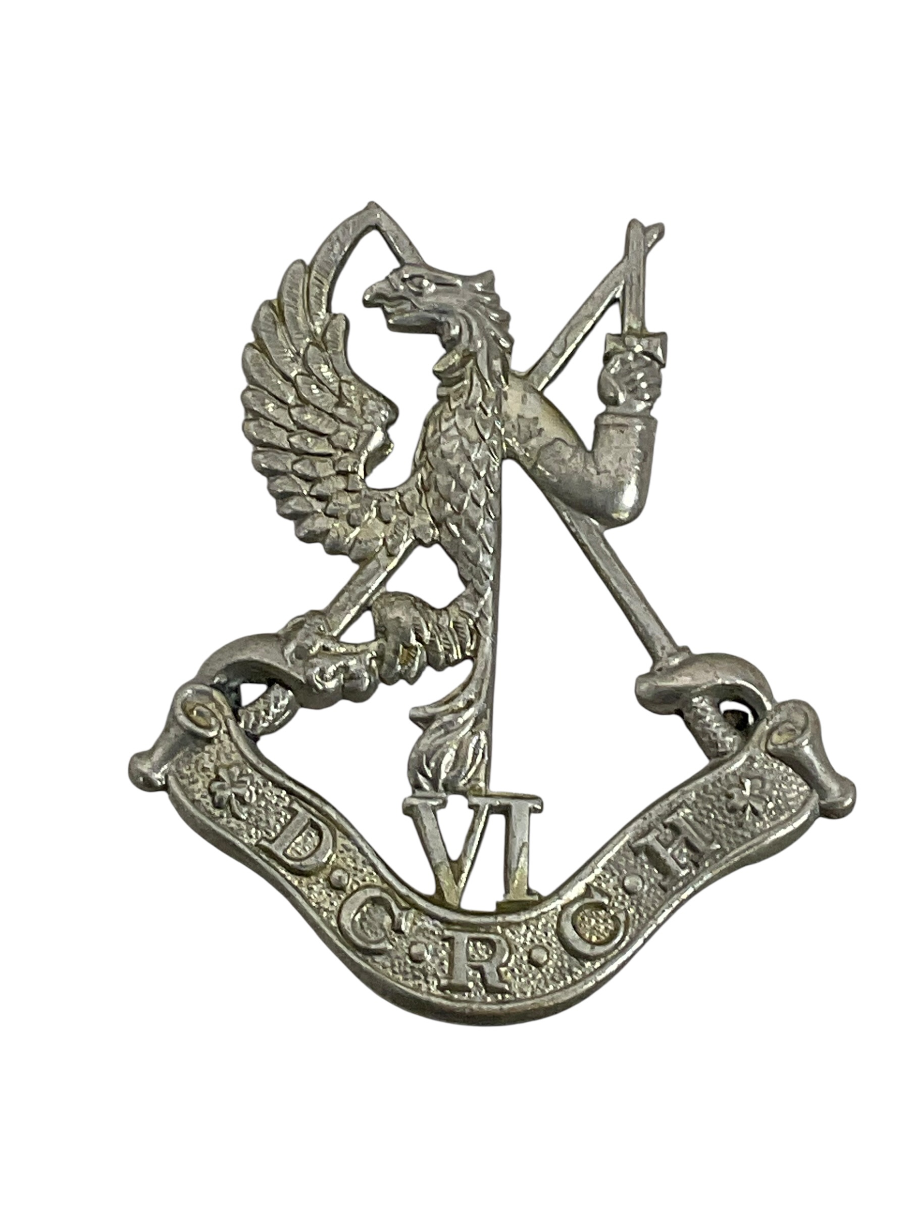WW2 Canadian 6th Duke of Connaught Royal Canadian Hussars Cap Badge WW2 Canadian 6th Duke of Connaught Royal Canadian Hussars Cap Badge