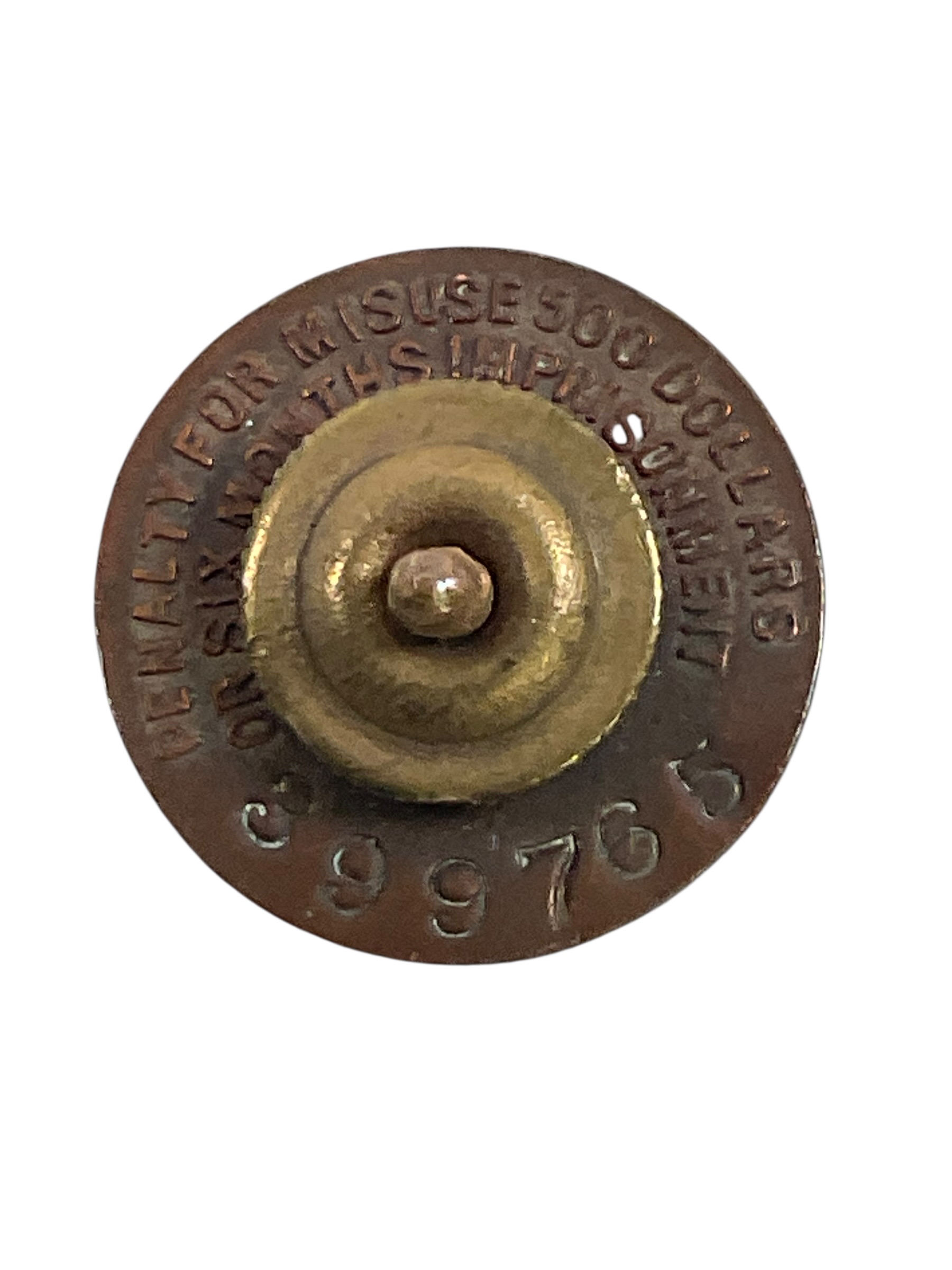 WW1 Canadian CEF For Service at the Front Badge 399765 WW1 Canadian CEF For Service at the Front Badge 399765