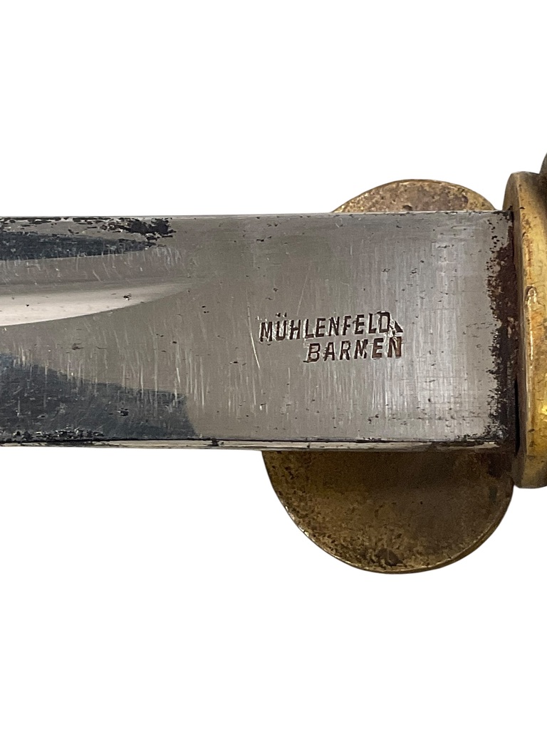 WW1 Imperial German Rural Police Bayonet With Scabbard Maker WKC Distributor Muhlenfeld Barmen WW1 Imperial German Rural Police Bayonet With Scabbard Maker WKC Distributor Muhlenfeld Barmen