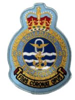 Canadian Forces RCAF 33 Squadron Crest Patch Vintage Canadian Forces RCAF 33 Squadron Crest Patch Vintage