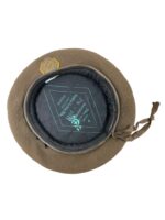 WW2 Canadian RCASC Khaki Beret Size 7 1/8 Dated 1945 WW2 Canadian RCASC Khaki Beret Size 7 1/8 Dated 1945