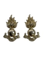 Canadian Royal Artillery Staybright Collars Insignia Pair Canadian Royal Artillery Staybright Collars Insignia Pair