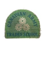 WW2 Canadian Army Trades School Printed Shoulder Title Insignia Single (1)