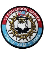 US USMC 19 Squadron Rapier Uncle Sam's Sams Squadron Patch US USMC 19 Squadron Rapier Uncle Sam's Sams Squadron Patch