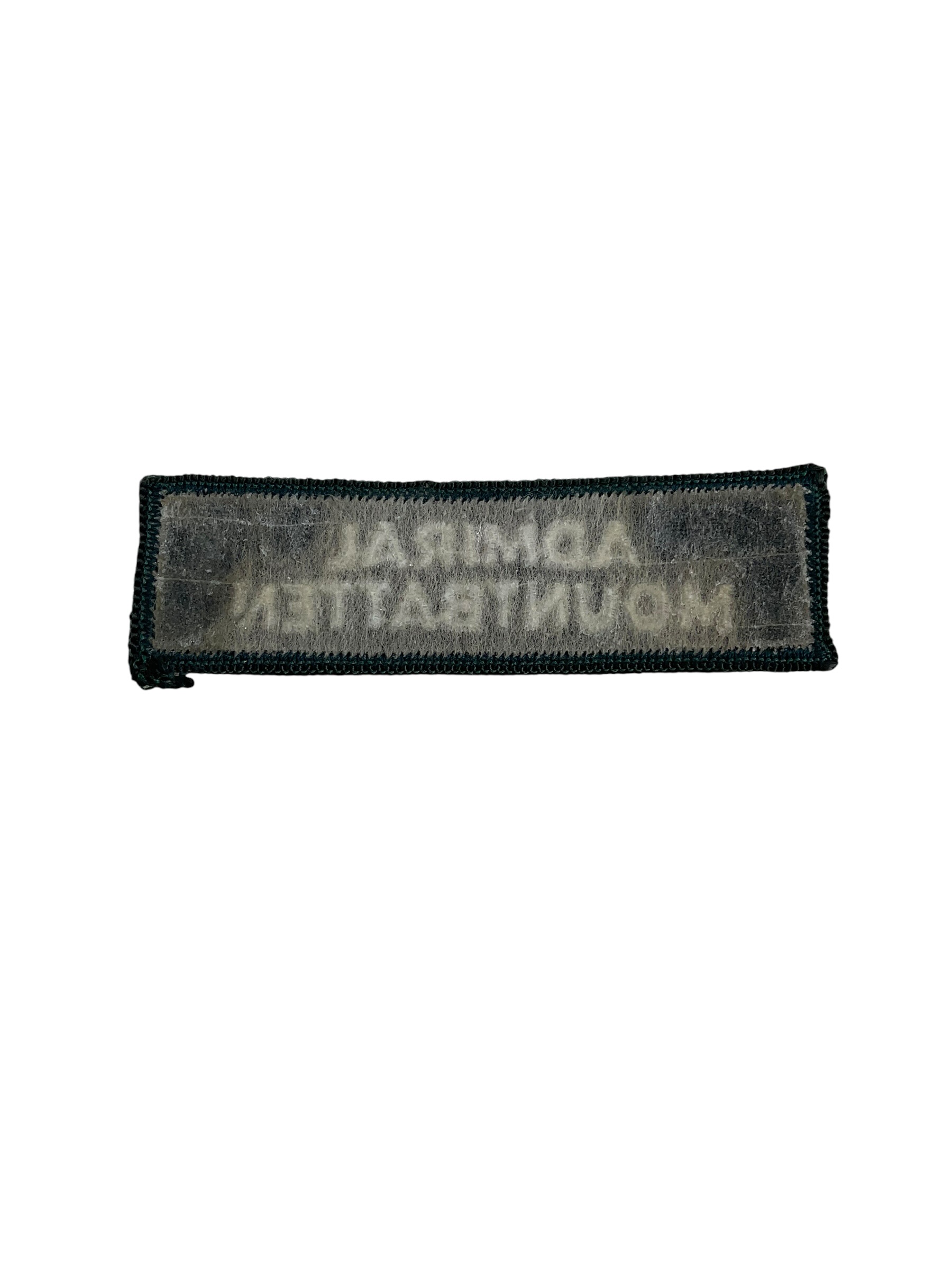 Canadian RCSCC Sea Cadets Admiral Mountbatten Shoulder Title Insignia Single Canadian RCSCC Sea Cadets Admiral Mountbatten Shoulder Title Insignia Single