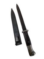 WW2 German K98 Bayonet With Scabbard Dated 1941 and 1943 Captured French