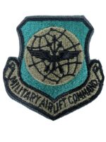 US USAF Military Airlift Command Squadron Crest Patch (2) US USAF Military Airlift Command Squadron Crest Patch (2)