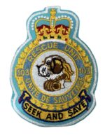 Canadian Forces RCAF 103 Rescue Unit Squadron Crest Patch Vintage Canadian Forces RCAF 103 Rescue Unit Squadron Crest Patch Vintage