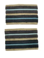 WW2 Canadian RCAF Flight Lieutenant Tropical Slip-On Rank Insignia Pair WW2 Canadian RCAF Flight Lieutenant Tropical Slip-On Rank Insignia Pair