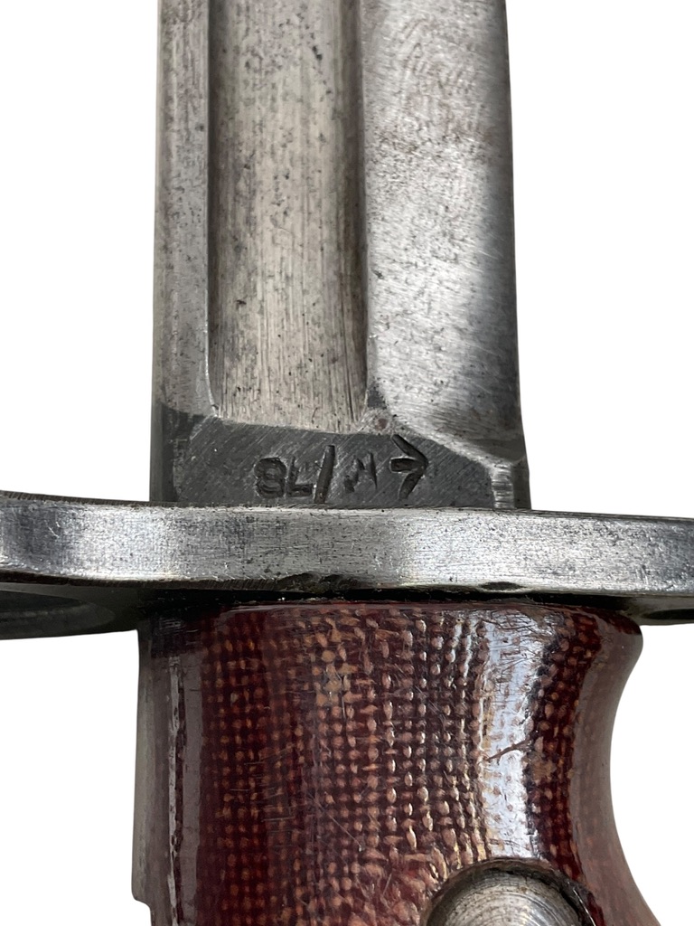 WW2 British Jungle Carbine No 7 Bayonet With Scabbard WW2 British Jungle Carbine No 7 Bayonet With Scabbard