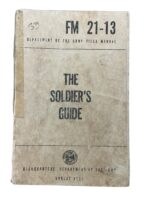 US Army The Soldier's Guide 1961 Used Softcover Reference Book