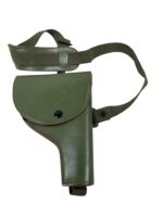 Canadian Forces Green Leather Underarm Shoulder 9mm Pistol Holster NIP Canadian Forces Green Leather Underarm Shoulder 9mm Pistol Holster NIP