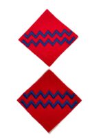 WW2 Canadian 1st AGRA Artillery Corps Patches Insignia Pair British Made WW2 Canadian 1st AGRA Artillery Corps Patches Insignia Pair British Made