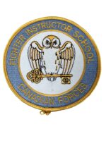 Canadian Forces RCAF Fighter Instructor School Squadron Crest Patch Vintage