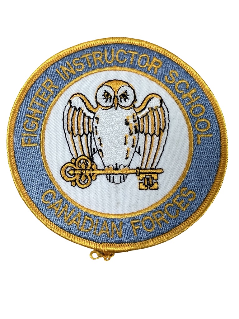 Canadian Forces RCAF Fighter Instructor School Squadron Crest Patch Vintage Canadian Forces RCAF Fighter Instructor School Squadron Crest Patch Vintage