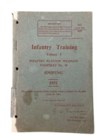 Canadian Infantry Training Vol 1 Sniping 1951 Used Softcover Reference Book