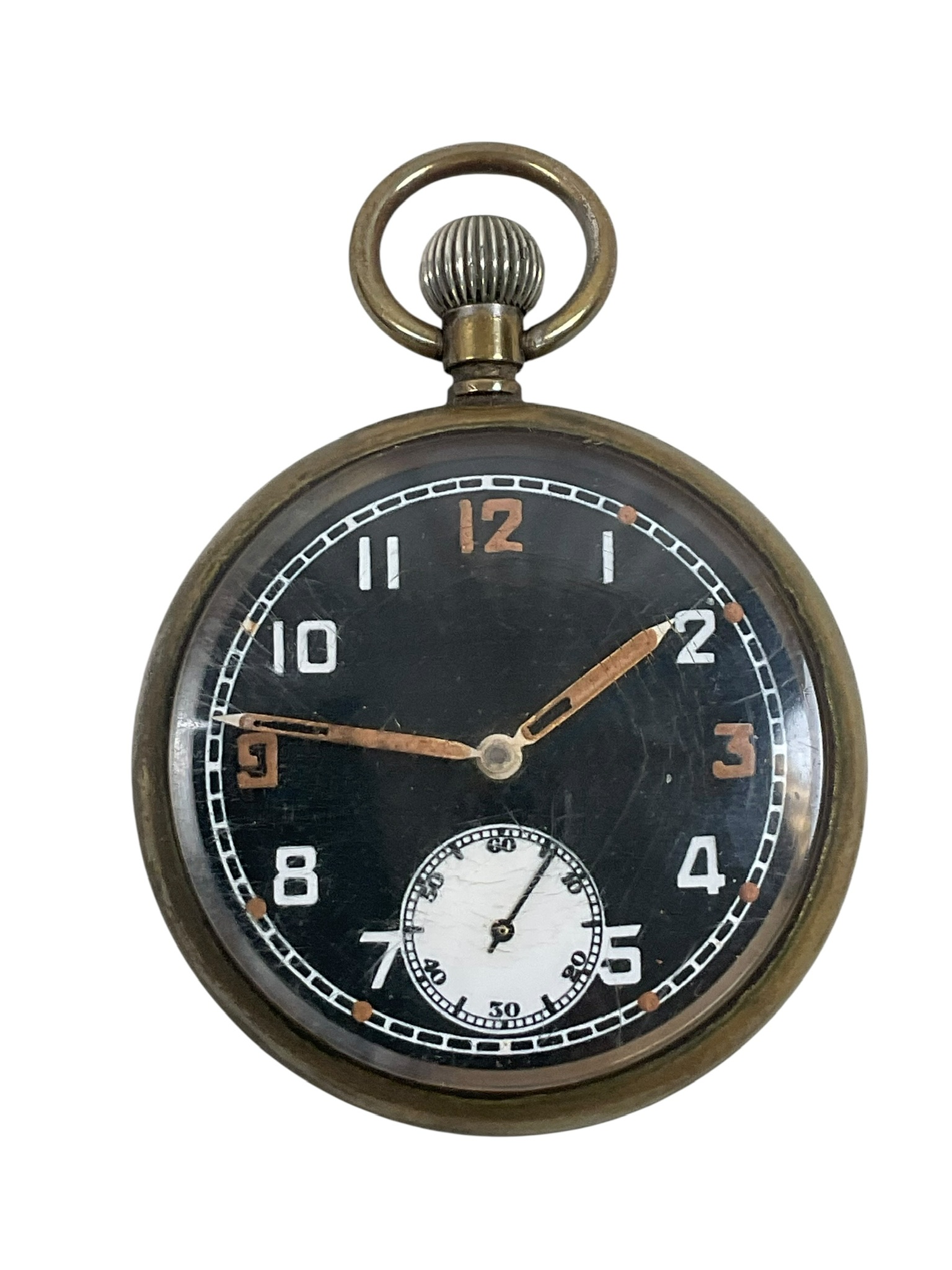 WW2 British RAF General Service Timepiece In Leather Case NOT WORKING WW2 British RAF General Service Timepiece In Leather Case NOT WORKING