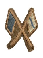 WW1 Canadian CEF British BEF Signals Trade Badge Cloth