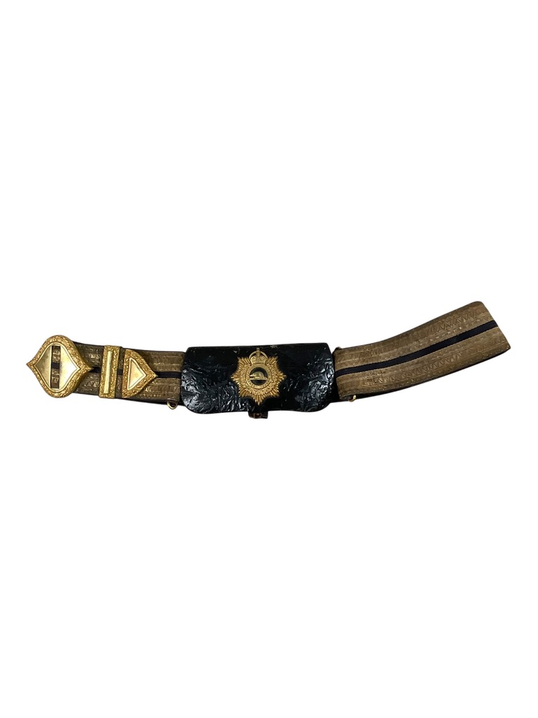 Canadian Army Service Corps CASC Officer's Cross Belt and Waist Belt Canadian Army Service Corps CASC Officer's Cross Belt and Waist Belt