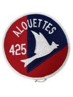 Canadian Forces RCAF 425 Alouettes Squadron Crest Patch Vintage Canadian Forces RCAF 425 Alouettes Squadron Crest Patch Vintage