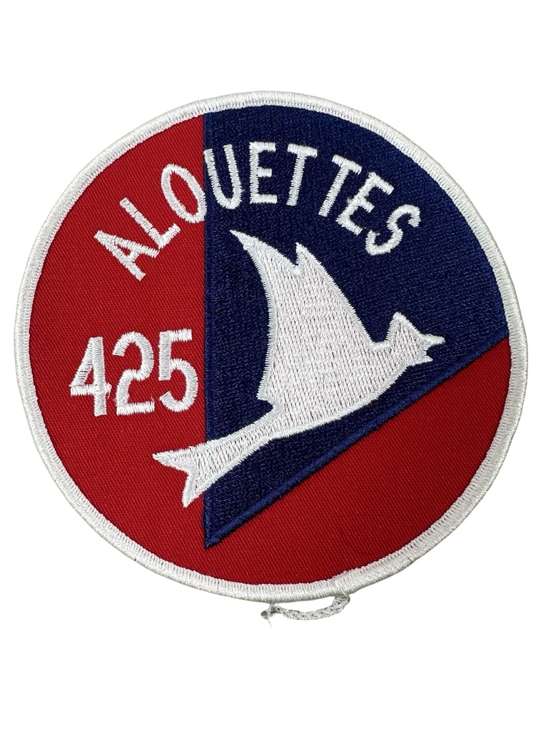 Canadian Forces RCAF 425 Alouettes Squadron Crest Patch Vintage Canadian Forces RCAF 425 Alouettes Squadron Crest Patch Vintage