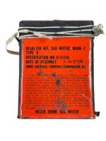 US USN USMC Pilot Survival Kit Desalter Sea Water Mk2 Type 2 Dated 1965