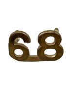 WW1 Canadian CEF 68th Battalion Shoulder Number Insignia Single WW1 Canadian CEF 68th Battalion Shoulder Number Insignia Single