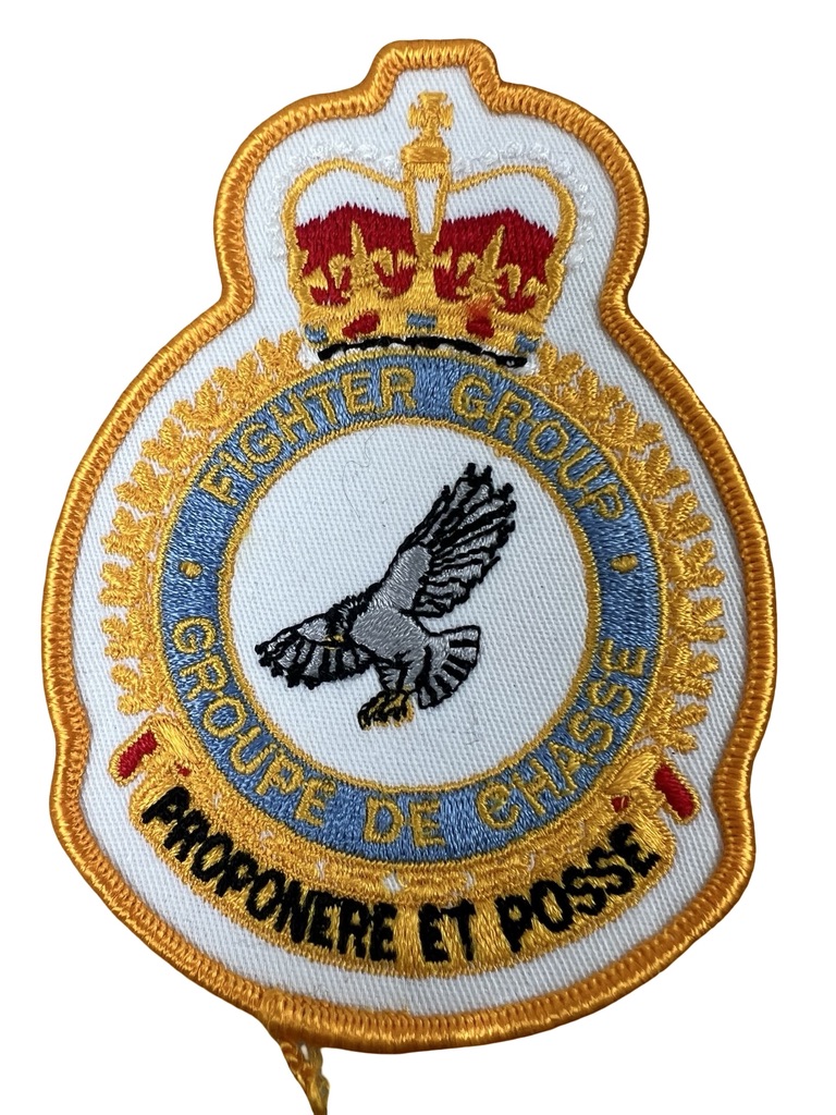 Canadian Forces RCAF Fighter Group Squadron Crest Patch Vintage Canadian Forces RCAF Fighter Group Squadron Crest Patch Vintage