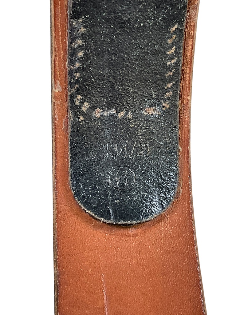 WW2 German Army Leather Belt 65cm WW2 German Army Leather Belt 65cm