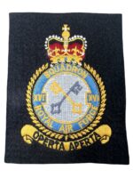 British RAF 16 Squadron Crest Patch Vintage