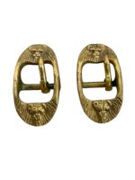 British Canadian Lion Head Sword Sling Buckles Levee British Canadian Lion Head Sword Sling Buckles Levee