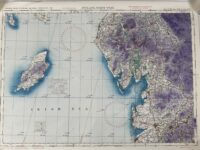 WW2 British RAF England North West Map 23" X 32 1/2"