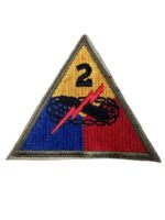 WW2 US Army 2nd Armored Division SSI Shoulder Sleeve Insignia WW2 US Army 2nd Armored Division SSI Shoulder Sleeve Insignia