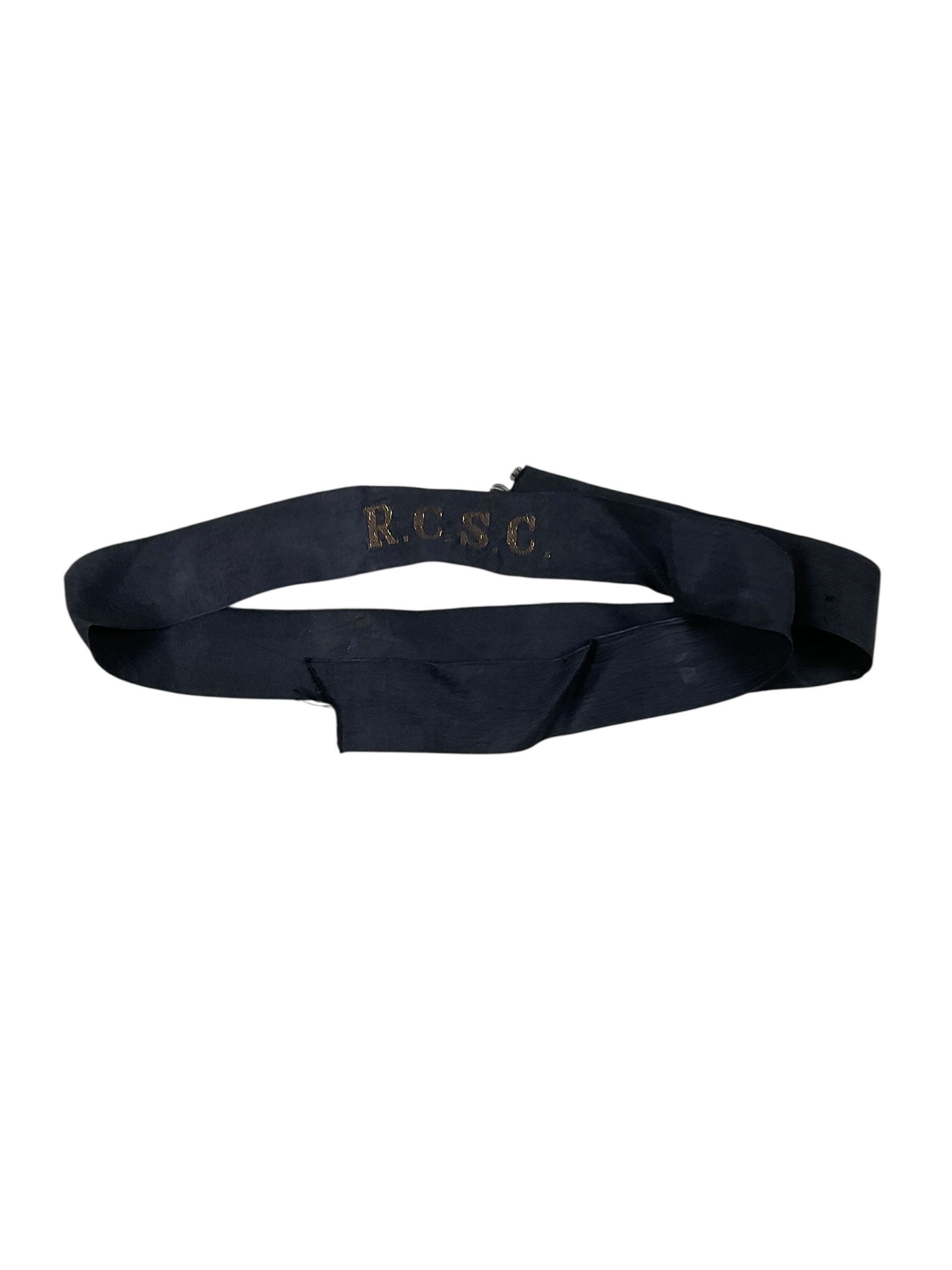 Royal Canadian Sea Cadet R.C.S.C. Cap Tally Full Length Royal Canadian Sea Cadet R.C.S.C. Cap Tally Full Length