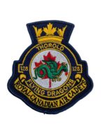 Royal Canadian Air Cadets Thorold 128 Squadron Flying Dragons Heraldic Colour Crest Patch Royal Canadian Air Cadets Thorold 128 Squadron Flying Dragons Heraldic Colour Crest Patch