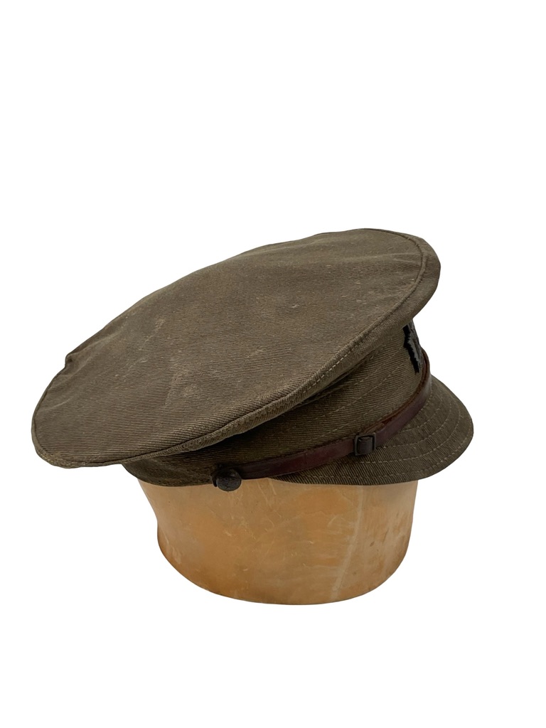WW1 Canadian CEF 13th CRT Denim Trench Cap Size 6 7/8 Dated 1918 WW1 Canadian CEF 13th CRT Denim Trench Cap Size 6 7/8 Dated 1918