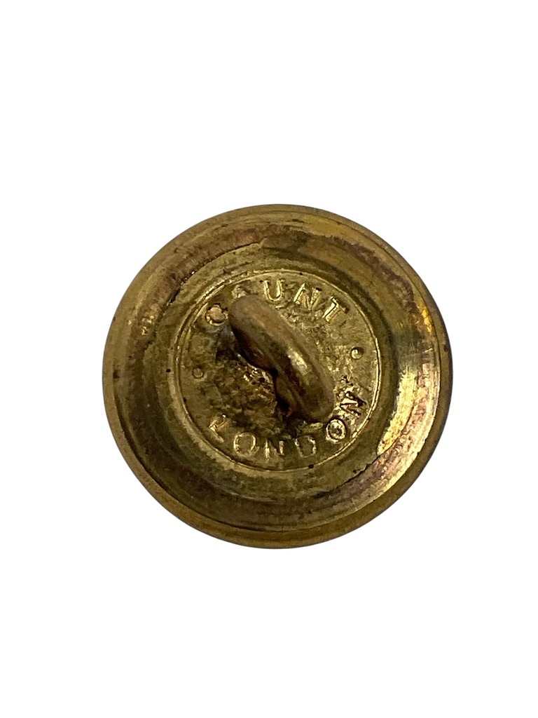 Canadian Lincoln Regiment Officer's Small Size Hat Button Canadian Lincoln Regiment Officer's Small Size Hat Button