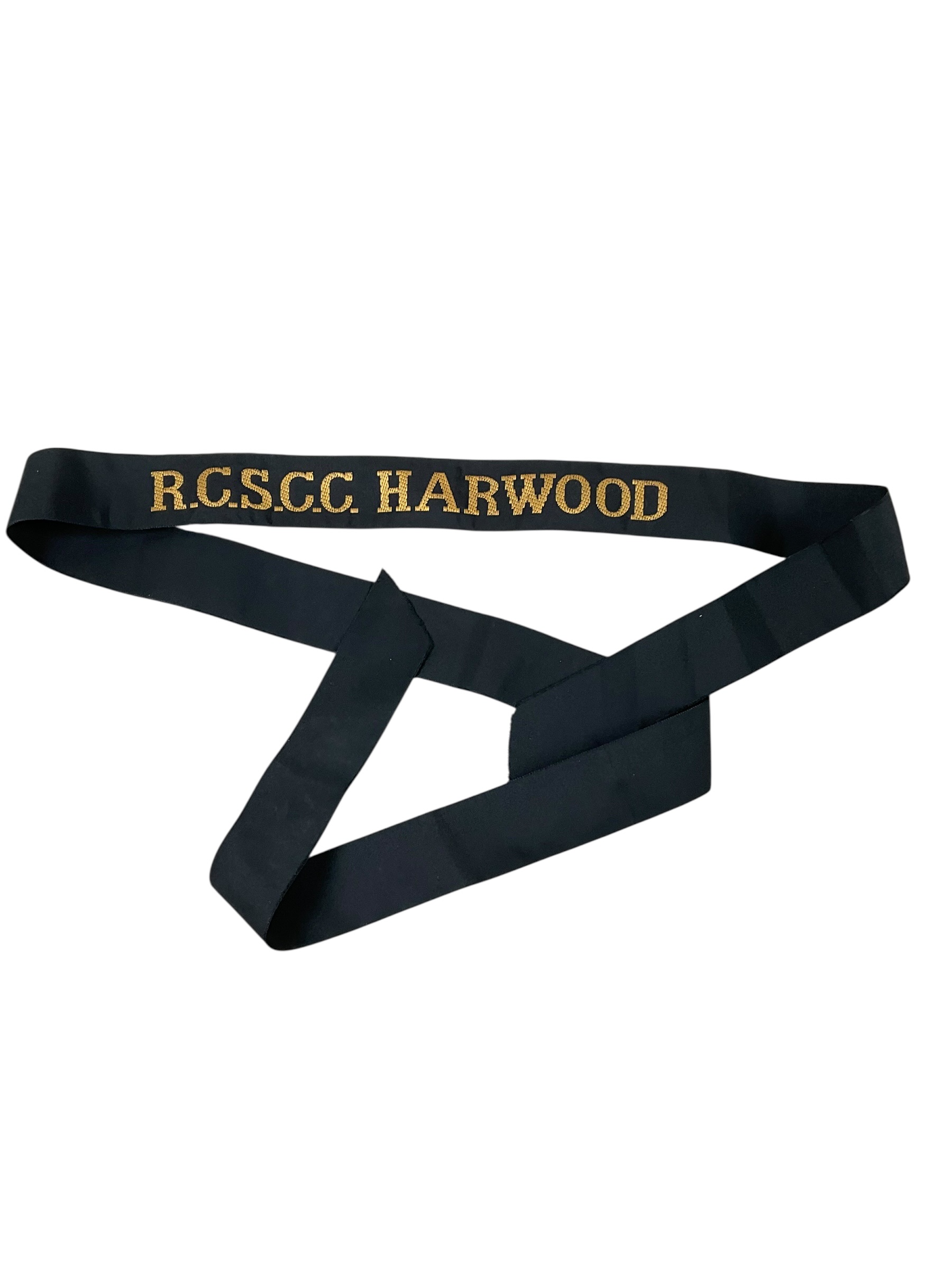 Royal Canadian Sea Cadet Corps R.C.S.C.C. Harwood Cap Tally Full Length Royal Canadian Sea Cadet Corps R.C.S.C.C. Harwood Cap Tally Full Length