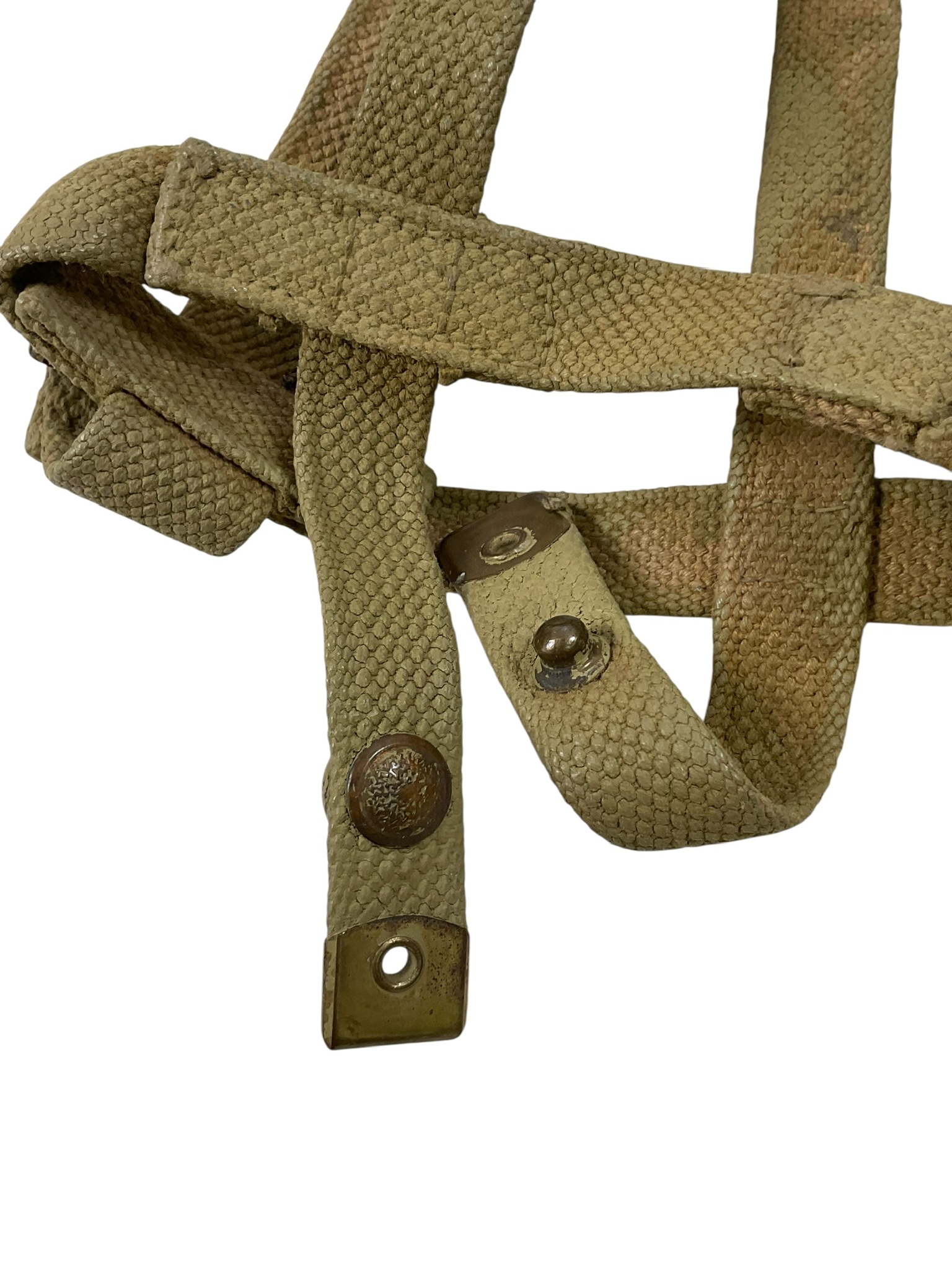 WW2 Canadian P37 Web Skeleton Water Bottle Canteen Carrier Dated 1940 WW2 Canadian P37 Web Skeleton Water Bottle Canteen Carrier Dated 1940