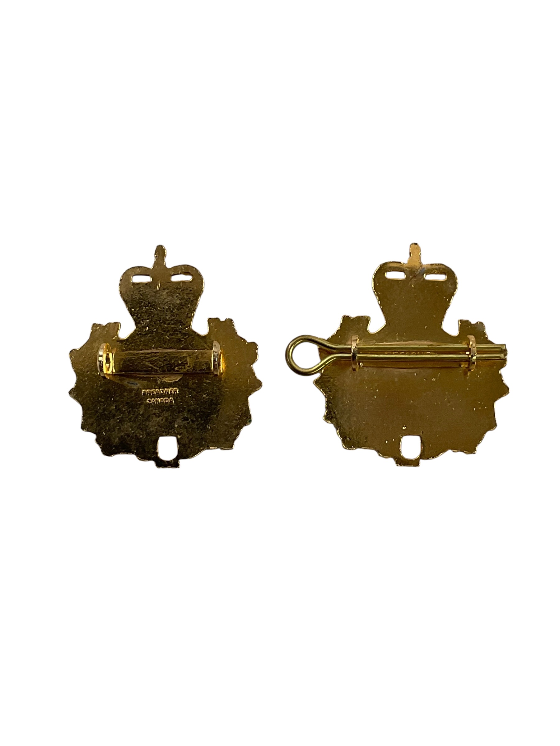 Canadian Ontario Provincial Police OPP Collars Insignia Pair Canadian Ontario Provincial Police OPP Collars Insignia Pair