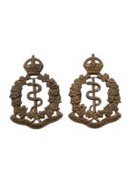 WW1 Canadian CEF Medical Corps Collars Insignia Pair WW1 Canadian CEF Medical Corps Collars Insignia Pair
