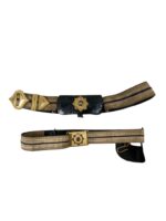 Canadian Army Service Corps CASC Officer's Cross Belt and Waist Belt Canadian Army Service Corps CASC Officer's Cross Belt and Waist Belt