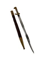 WW1 Imperial German Rural Police Bayonet With Scabbard Maker WKC Distributor Muhlenfeld Barmen
