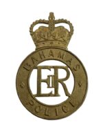 Bahamas Police Helmet Plate