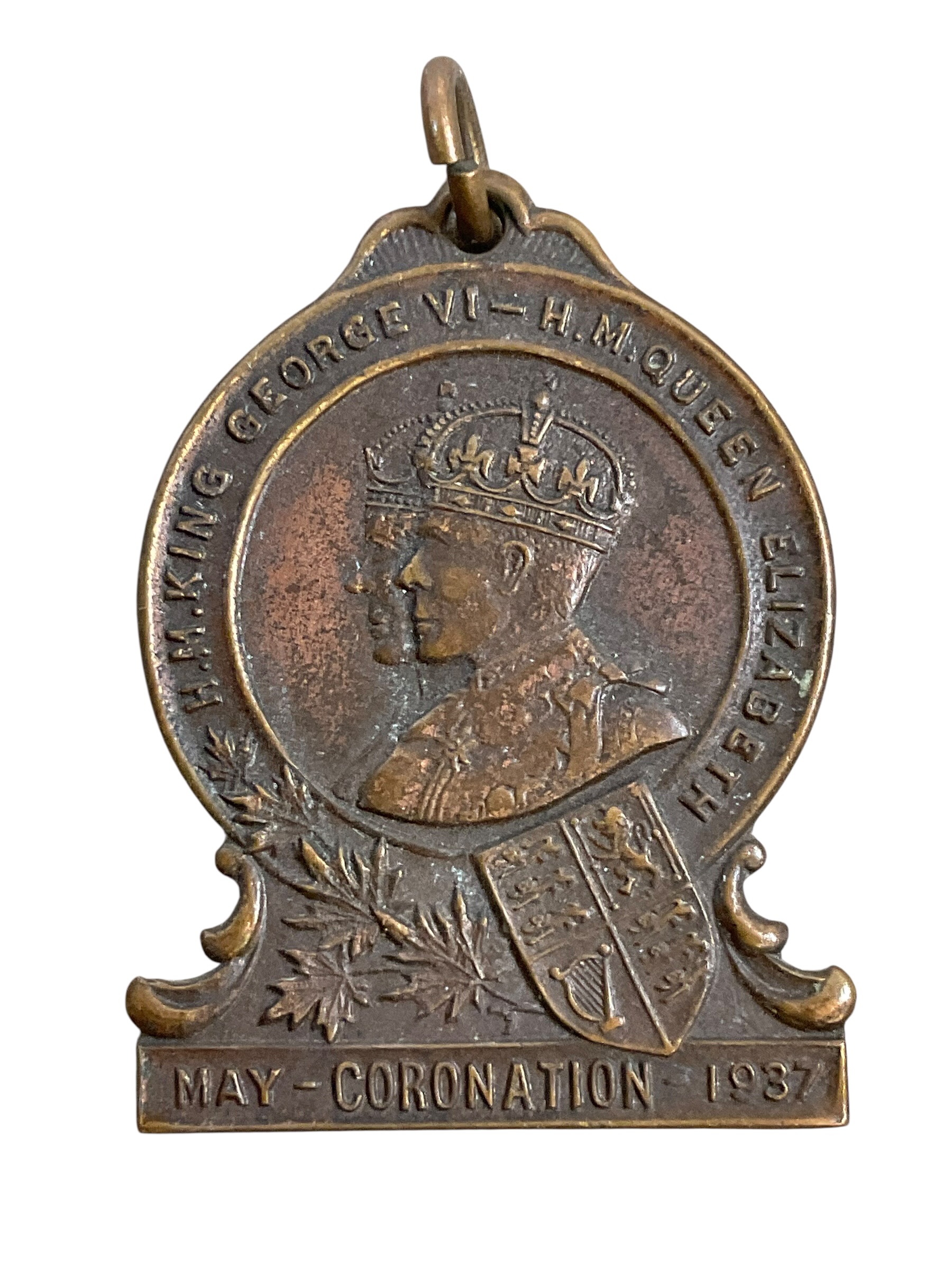 Canadian King George the 6th Coronation Medal Kirkland Lake Canadian King George the 6th Coronation Medal Kirkland Lake